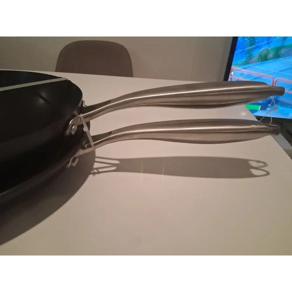 Nordic Ware 2-Piece Nonstick Divided Cookware Set Deep Sauté Pan & Skillet
